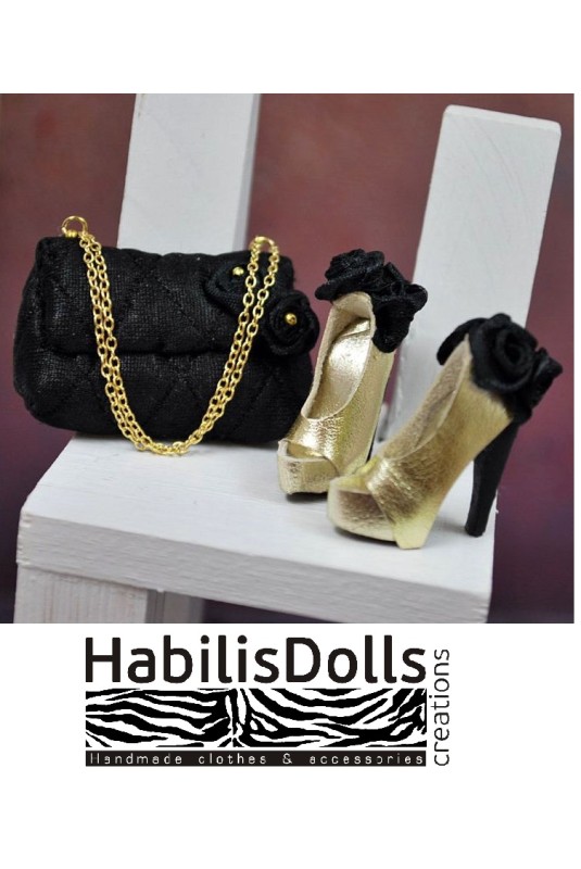 994 / leather shoes & bag for FR2 FashionRoyalty dolls